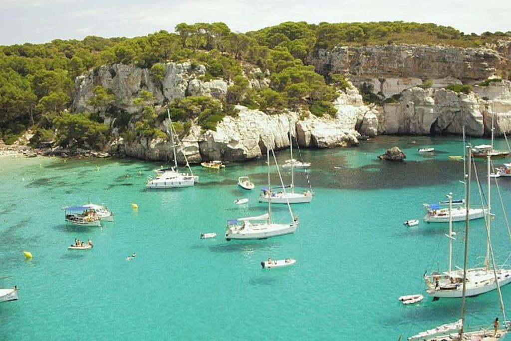 カラ・エン・ブラネスApartamento En Calan Blanes, Ciutadellaアパートメント エクステリア 写真